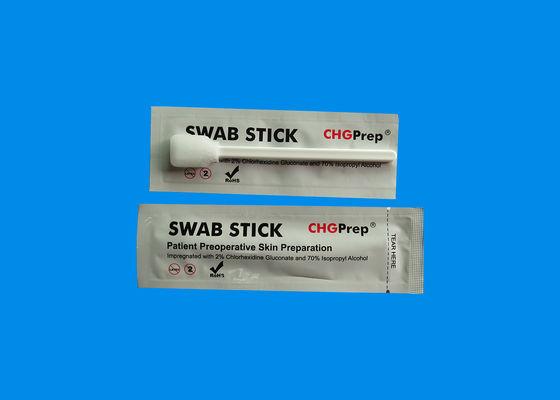 De Alcohol van kc 70% IPA en Gluconate van 2% Chlorhexidine het Schuimuiteinde van Chg Swabsticks