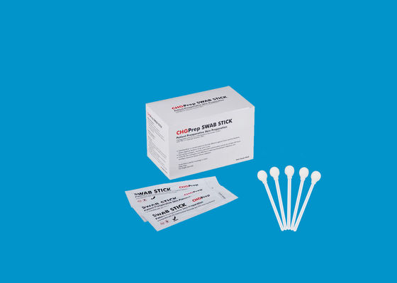 Chlorhexidinegluconate Prep CHG Zwabber 132mm Schuim 2%CHG + 70%IPA