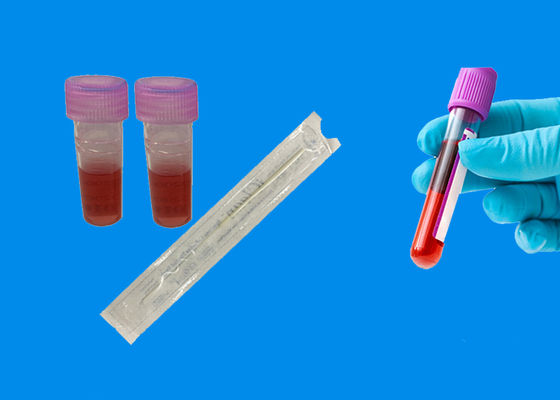 De bijeengekomen Mondzwabber van DNA van de Specimeninzameling met de Testende Uitrusting van DNA van de Behoudsoplossing