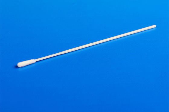 De laboratorium Bijeengekomen Nylon Stok van de het Vervoer Nasopharyngeal Zwabber van de Specimen Beschikbare Steriele Zwabber